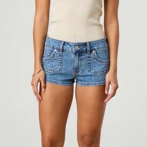 Glassons Blue Denim Shorts